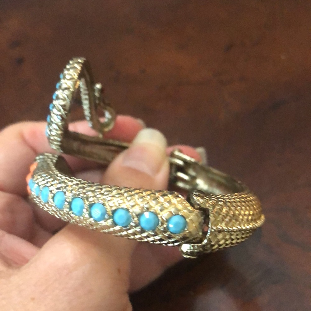 Serpent Bangle Bracelet - image 3